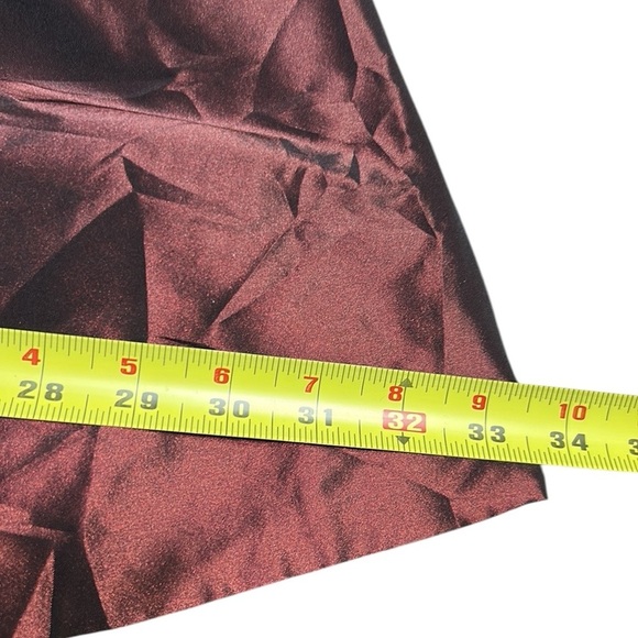 Tery Jon Taffeta shimmer dress by Ricki Freeman  Burgundy ,fit&flare,sz 10 ,EC - Picture 13 of 15